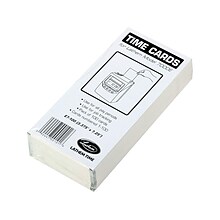 Lathem Time Cards for 7000E and 7500E Time Clocks, 100/Pack (E7-100)