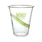 Eco-Products GreenStripe Cold Cups, 12 Oz., Transparent/Green, 50/Pack (EP-CC12-GS)