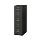 HON 310 Series 5-Drawer Vertical File Cabinet, Legal Size, Lockable, 60"H x 18.25"W x 26.5"D, Black (HON315CPP)