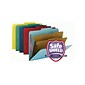 Smead Classification Folders with SafeSHIELD Fasteners, 2" Expansion, Letter Size, 2 Dividers, Assorted Colors, 10/Box (14025)