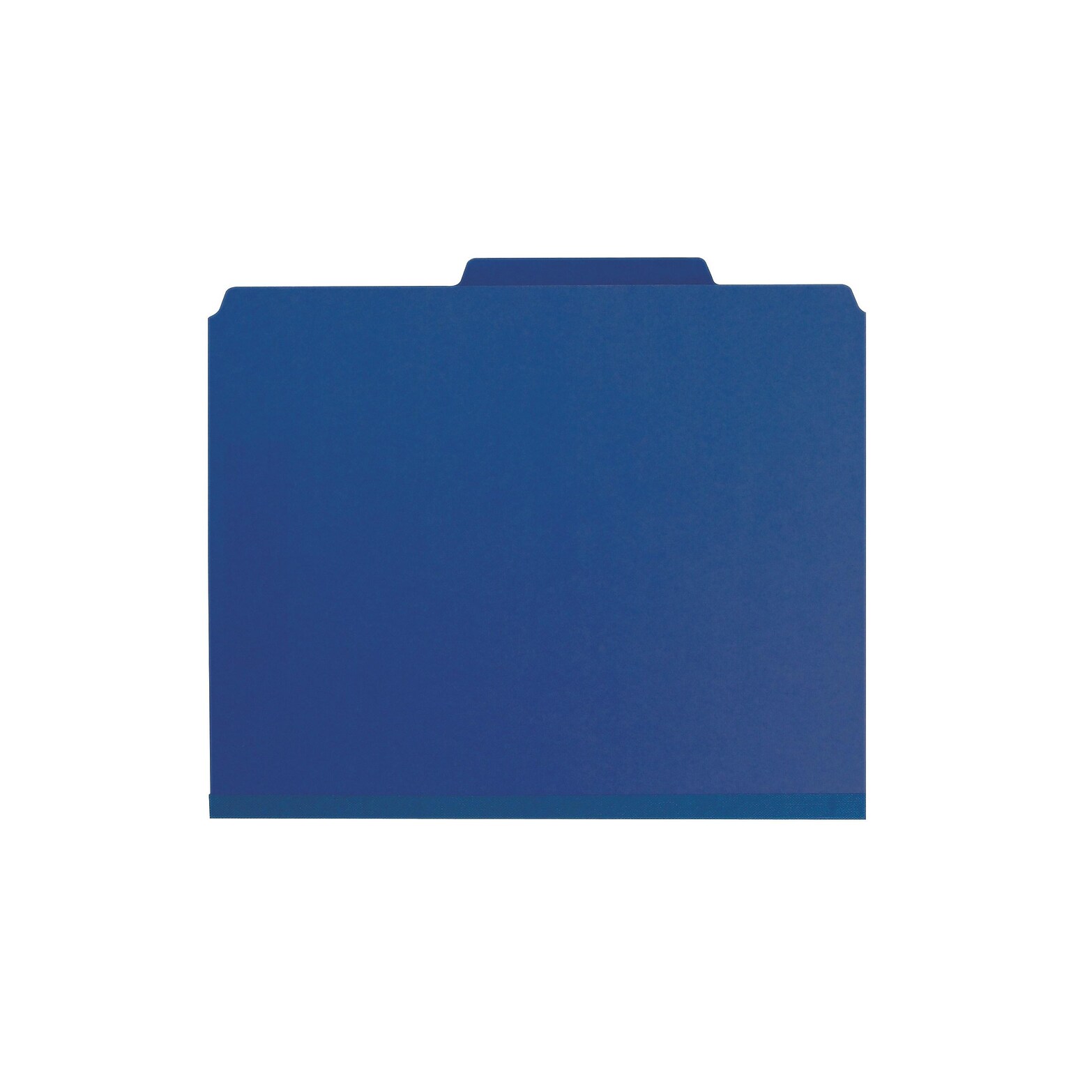 Smead Classification Folders with SafeSHIELD Fasteners, 3 Expansion, Letter Size, 3 Dividers, Dark Blue, 10/Box (14096)