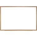 Ghent M2 Series Laminate Dry-Erase Whiteboard, Wood Frame, 6 x 4 (M2W-46-4)