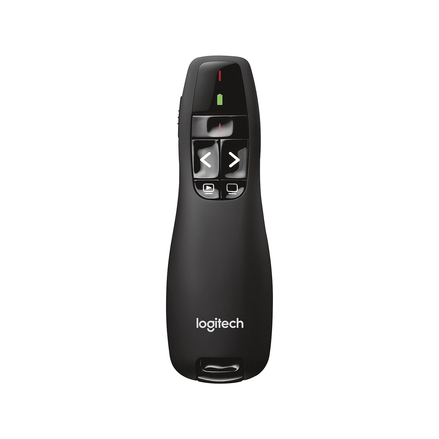 Logitech R400 Presenter w/Laser Pointer, Black (910-001354)