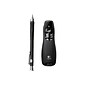 Logitech R400 Presenter w/Laser Pointer, Black (910-001354)