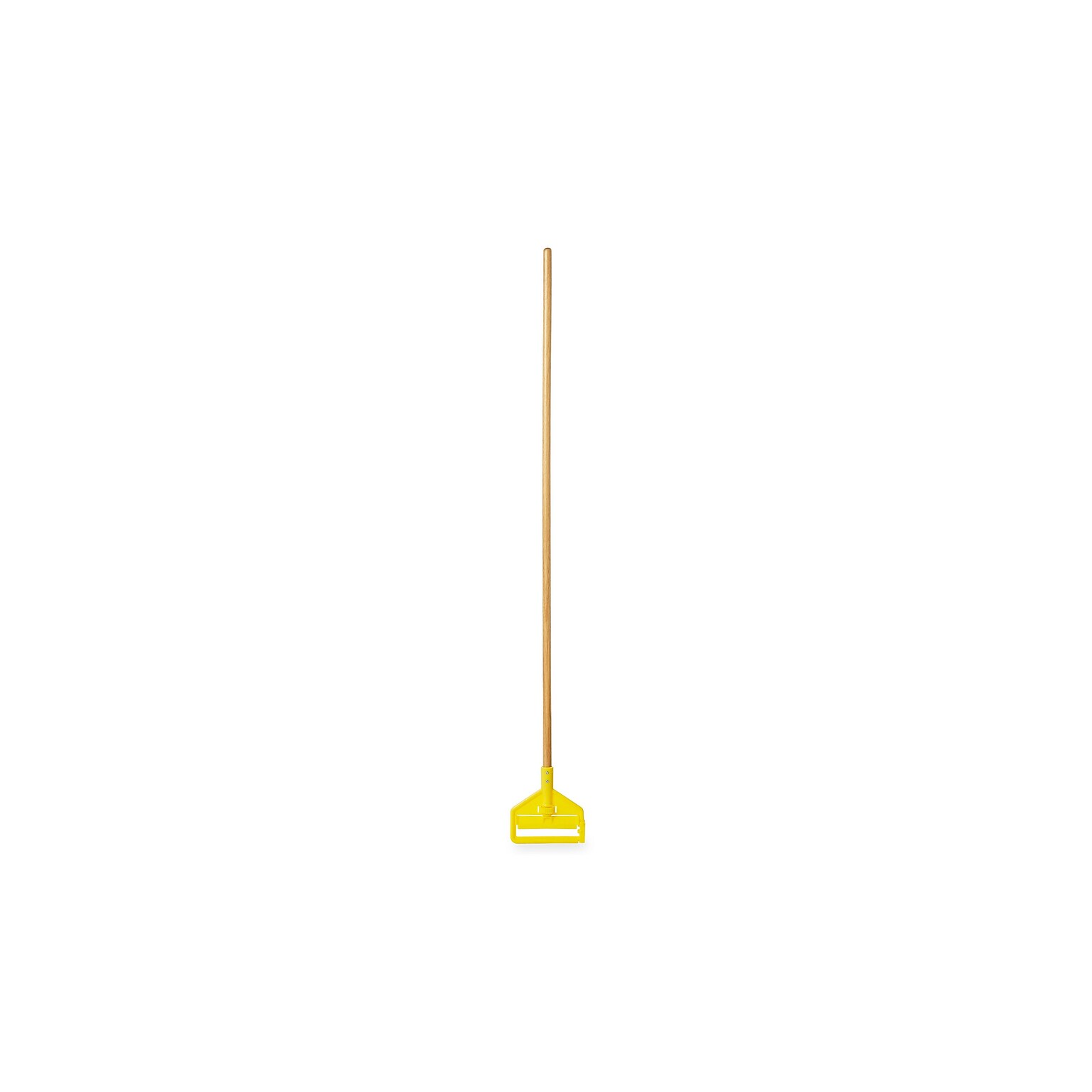 Rubbermaid Invader 60 Wood Wet Mop Handle, Yellow/Natural (FGH116000000)