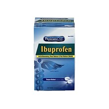 Physicians Care 200mg Ibuprofen Pain Reliever Tablet, 2/Packet, 125 Packets/Box (90109)