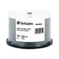 Verbatim DataLifePlus 94755 52x CD-R, White Inkjet Printable, Hub Printable, 50/Pack (VER94755)
