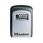 Master Lock 5-Key Combination Safe, Black/Silver (5401D)