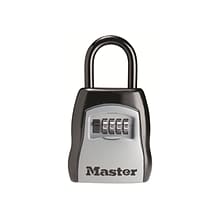 Master Lock 5-Key Combination Safe, Black/Silver (5400D)