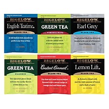 Bigelow Assorted Tea Bags, 168/Carton (15577)