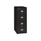 FireKing Patriot 4-Drawer Vertical File Cabinet, Fire Resistant, Letter/Legal, Black, 25D  (4P1825-