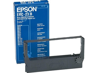 Epson Black Print Ribbon, Each (ERC23B)
