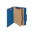 Smead Classification Folders with SafeSHIELD Fasteners, 2 Expansion, Letter Size, 2 Dividers, Dark