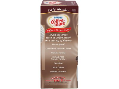 Coffee mate Café Mocha Liquid Creamer, 0.38 Oz., 50/Box (NES35115)