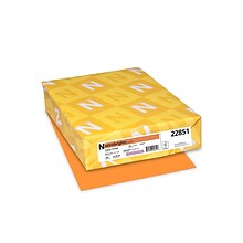 Astrobrights Cardstock Paper, 65 lbs, 8.5 x 11, Cosmic Orange, 250/Pack (22851)