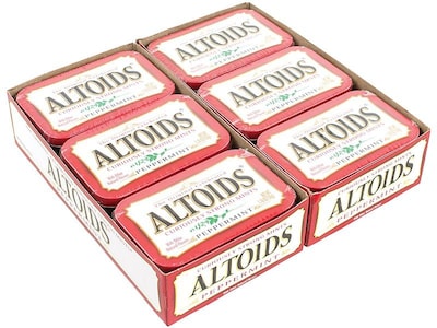 Altoids Peppermint Mints, 21.12 oz., 12/Pack (209-00483)