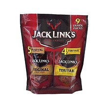 Jack Link’s Variety Beef Jerky, 1.25 oz., 9/Carton (220-00411)