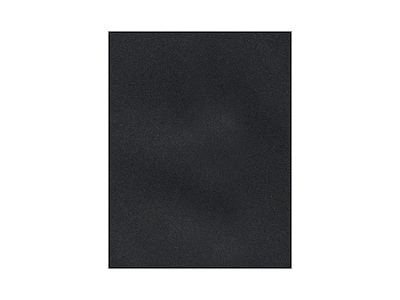 LUX 100 lb. Cardstock Paper, 8.5 x 11, Midnight Black, 50 Sheets/Pack (81211-C-56-50)