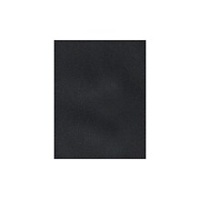 LUX 100 lb. Cardstock Paper, 8.5 x 11, Midnight Black, 50 Sheets/Pack (81211-C-56-50)