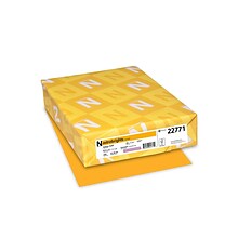 Astrobrights 65 lb. Cardstock Paper, 8.5 x 11, Galaxy Gold, 250 Sheets/Pack (WAU22771)