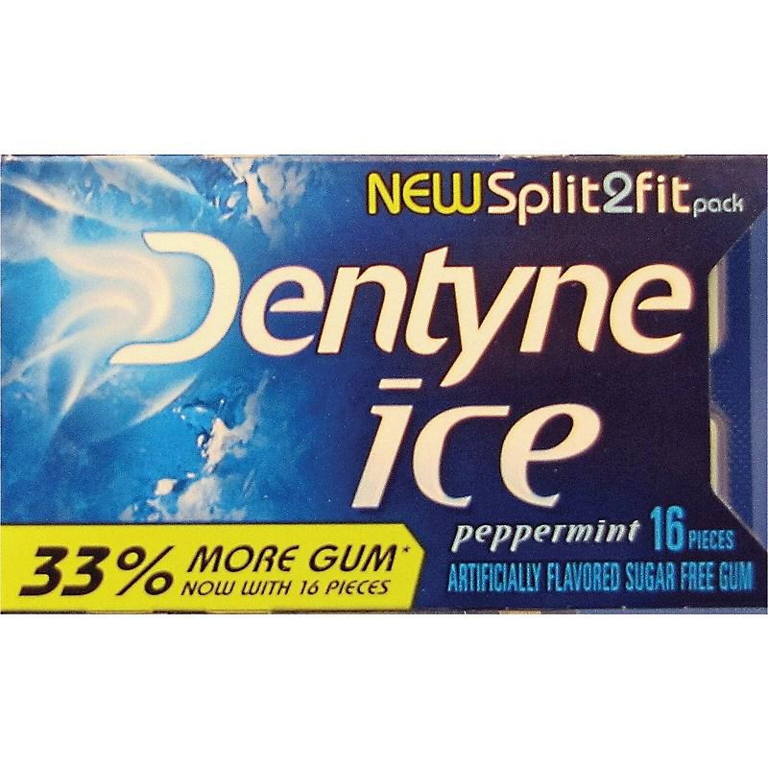 Dentyne Ice Sugar Free Gum, Peppermint, 16 Pieces/Pack, 9 Packs/Box (31254)