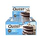Quest Gluten Free Cookies & Cream Protein Bar, 2.12 oz, 12/Box (QUN00018)