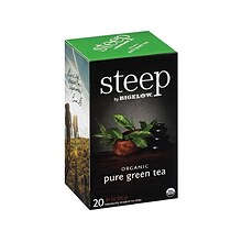 Steep Green Tea Bags, 20/Box (17703)