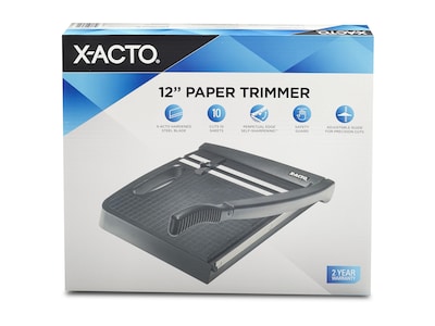 X-ACTO 12" Guillotine Trimmer, Black (26232)
