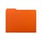 Smead Interior File Folders, 1/3-Cut Tab, Letter Size, Orange, 100/Box (10259)