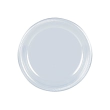 Amscan Plastic Plates, Clear, 50/Pack, 3 Packs (630730.86)