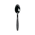 Solo Guildware® Polystyrene Tea Spoons, Extra Heavy-Weight, Black, 1000/Carton (GDR7TS-0004)