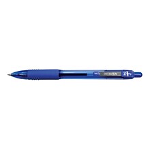 Zebra Z-Grip Retractable Ballpoint Pen, Medium Point, 1.0mm, Blue Ink, Dozen (22220)