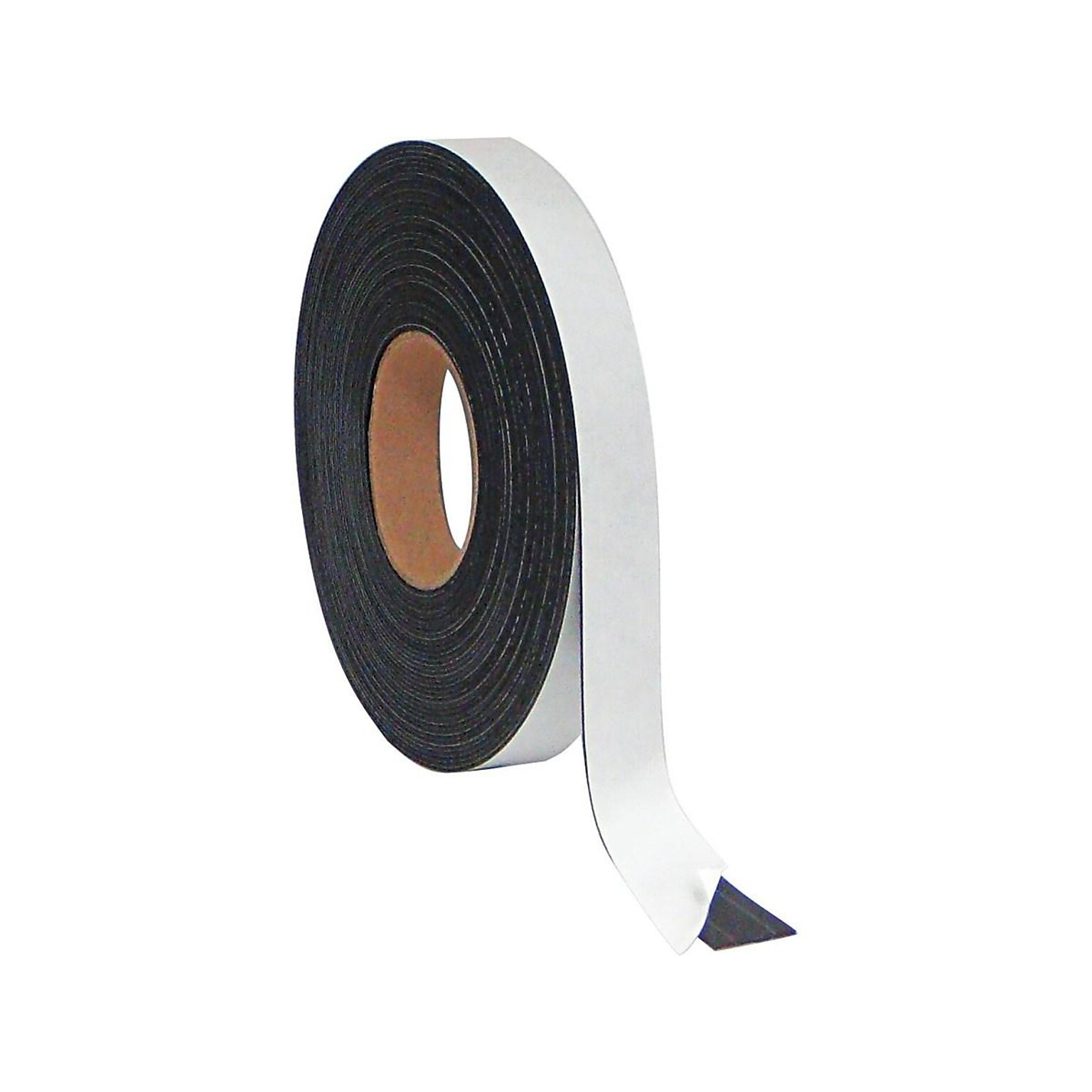 MasterVision Magnetic Self Adhesive Tape, 1W x 600L, Black (FM2021)