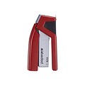InJoy Spring-Powered Compact Stapler, 20-Sheet Capacity, Red (ACI1511)