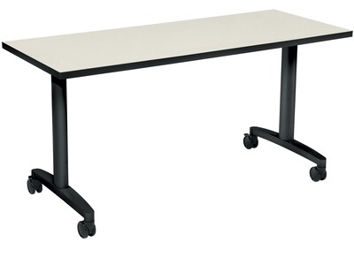 HON Huddle Training Room Table, 24D x 60W, Gray (HONHUD2460FXB9)