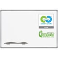 Best-Rite Green-Rite Steel Dry-Erase Whiteboard, Aluminum Frame, 4 x 3 (E2H2PC)