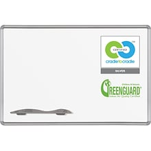 Best-Rite Green-Rite Steel Dry-Erase Whiteboard, Aluminum Frame, 4 x 3 (E2H2PC)