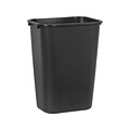 Rubbermaid Indoor Trash Can, Black Resin, 10.25 Gal. (FG295700BLA)