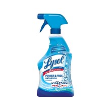 Lysol Power & Free Bathroom Cleaner, Cool Spring Breeze, 22 Oz. (19200-85668)