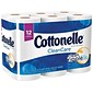 Cottonelle CleanCare 1-Ply Standard Toilet Paper, White, 150 Sheets/Roll, 48 Rolls/Pack (12456)