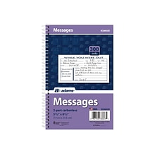 Adams Phone Message Pad, 5.5 x 8.5, Ruled, White, 100 Sheets/Pad (SC8603D)