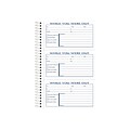 Adams Phone Message Pad, 5.5 x 8.5, Ruled, White, 100 Sheets/Pad (SC8603D)