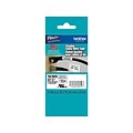 Brother P-touch TZe-FX251 Laminated Flexible ID Label Maker Tape, 1 x 26-2/10, Black on White (TZe