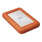 LaCie Rugged Mini 2TB USB 3.0 External Hard Drive, Orange/Silver (LAC9000298)