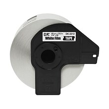 Brother DK-2212 Wide Width Continuous Film Labels, 2-4/10 x 50, Black on White (DK-2212)
