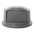 Rubbermaid BRUTE Dome Indoor Lid, Gray Polyethylene, 32 Gal. (FG263788GRAY)