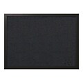 MasterVision Fabric Bulletin Board, Black Frame, 1.5 x 2 (FB0471168)