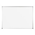Essentials Balt Porcelain Dry-Erase Whiteboard, Anodized Aluminum Frame, 12 x 4 (2H2NM)