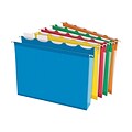 Pendaflex Ready-Tab Extra Capacity Reinforced Hanging File Folders, 5-Tab, Letter Size, Assorted Col