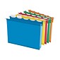 Pendaflex Ready-Tab Extra Capacity Reinforced Hanging File Folders, 5-Tab, Letter Size, Assorted Colors, 20/Box (PFX 42700)